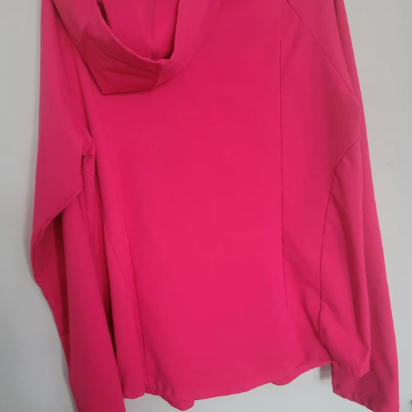 Danskin Vibrant Pink Full Zip Jacket with Hood L - Picture 3 of 8